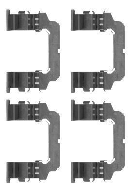 HELLA PAGID 8DZ 355 204-621 Accessory Kit, disc brake pad
