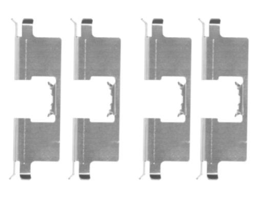 HELLA PAGID 8DZ 355 204-651 Accessory Kit, disc brake pad