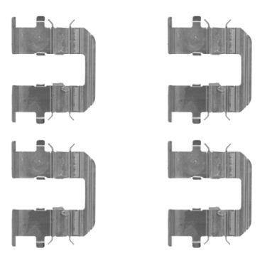 Accessory Kit, disc brake pad HELLA PAGID 8DZ 355 204-661