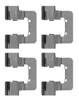 Accessory Kit, disc brake pad HELLA PAGID 8DZ 355 204-741