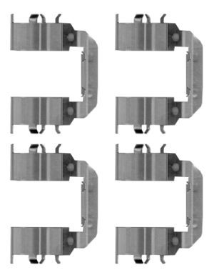 HELLA PAGID 8DZ 355 204-751 Accessory Kit, disc brake pad