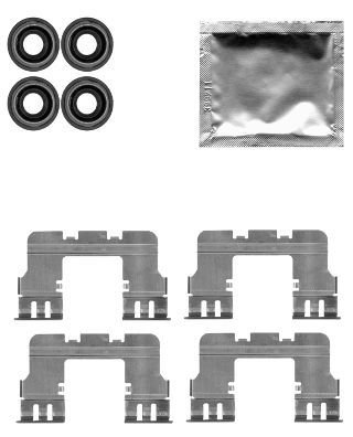 HELLA PAGID 8DZ 355 204-771 Accessory Kit, disc brake pad
