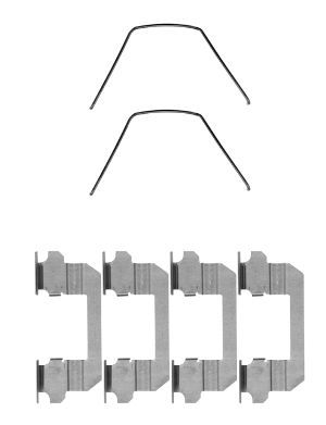 HELLA PAGID 8DZ 355 204-781 Accessory Kit, disc brake pad