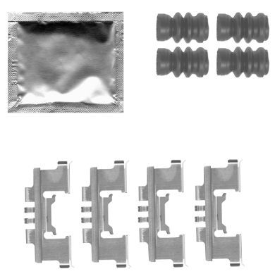 Accessory Kit, disc brake pad HELLA PAGID 8DZ 355 204-791