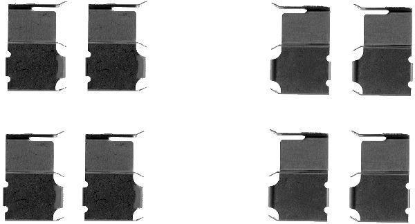 HELLA PAGID 8DZ 355 204-811 Accessory Kit, disc brake pad