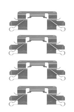 Accessory Kit, disc brake pad HELLA PAGID 8DZ 355 204-941