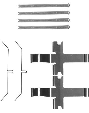 Accessory Kit, disc brake pad HELLA PAGID 8DZ 355 204-961
