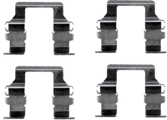 HELLA PAGID 8DZ 355 204-991 Accessory Kit, disc brake pad