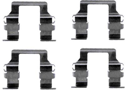 Accessory Kit, disc brake pad HELLA PAGID 8DZ 355 204-991
