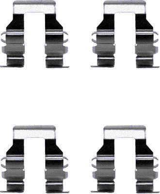 Accessory Kit, disc brake pad HELLA PAGID 8DZ 355 205-001