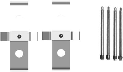 Accessory Kit, disc brake pad HELLA PAGID 8DZ 355 205-021