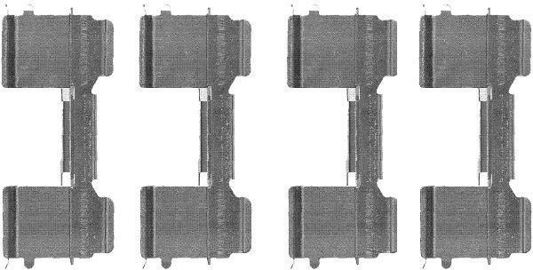 HELLA PAGID 8DZ 355 205-041 Accessory Kit, disc brake pad
