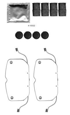 Accessory Kit, brake caliper HELLA PAGID 8DZ 355 205-071