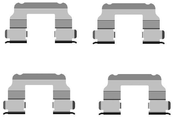 HELLA PAGID 8DZ 355 205-091 Accessory Kit, disc brake pad