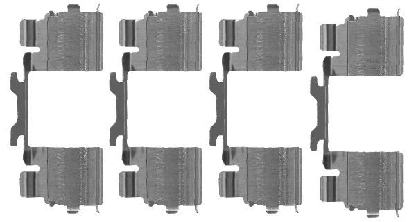 HELLA PAGID 8DZ 355 205-111 Accessory Kit, disc brake pad