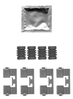 HELLA PAGID 8DZ 355 205-171 Accessory Kit, disc brake pad