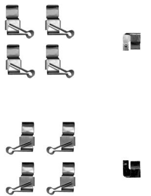 Accessory Kit, disc brake pad HELLA PAGID 8DZ 355 205-191