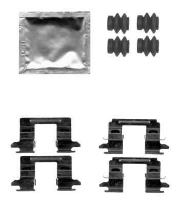 Accessory Kit, disc brake pad HELLA PAGID 8DZ 355 205-201