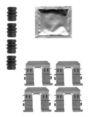 HELLA PAGID 8DZ 355 205-271 Accessory Kit, disc brake pad