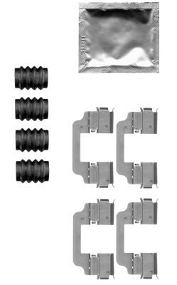 HELLA PAGID 8DZ 355 205-321 Accessory Kit, disc brake pad