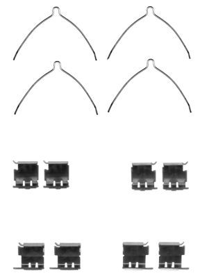 HELLA PAGID 8DZ 355 205-351 Accessory Kit, disc brake pad