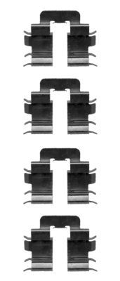 Accessory Kit, disc brake pad HELLA PAGID 8DZ 355 205-371