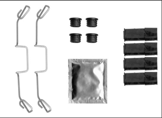 HELLA PAGID 8DZ 355 205-611 Accessory Kit, brake caliper