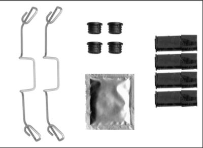 Accessory Kit, brake caliper HELLA PAGID 8DZ 355 205-611