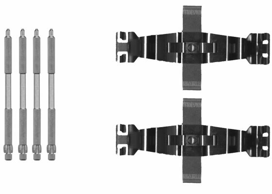 HELLA PAGID 8DZ 355 205-691 Accessory Kit, disc brake pad