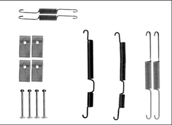 HELLA PAGID 8DZ 355 205-861 Accessory Kit, brake shoes