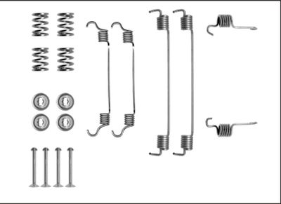 Accessory Kit, brake shoes HELLA PAGID 8DZ 355 205-901