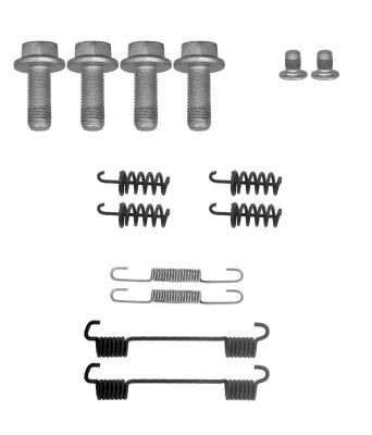 HELLA PAGID 8DZ 355 205-921 Accessory Kit, parking brake shoes