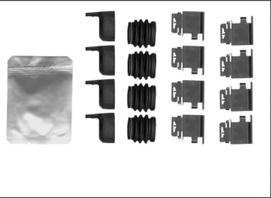 HELLA PAGID 8DZ 355 206-001 Accessory Kit, disc brake pad