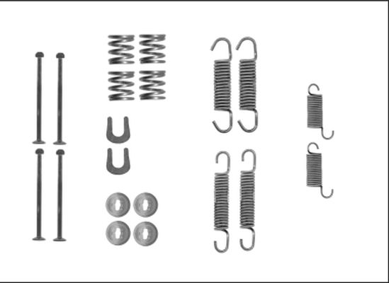 HELLA PAGID 8DZ 355 206-041 Accessory Kit, brake shoes