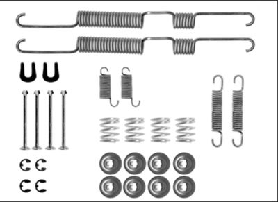 Accessory Kit, brake shoes HELLA PAGID 8DZ 355 206-061