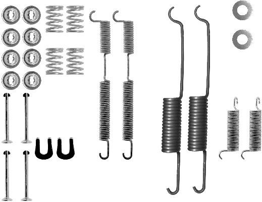 HELLA PAGID 8DZ 355 206-111 Accessory Kit, brake shoes