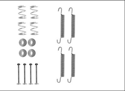 Accessory Kit, parking brake shoes HELLA PAGID 8DZ 355 206-141