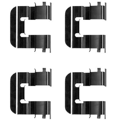 Accessory Kit, disc brake pad HELLA PAGID 8DZ 355 206-331