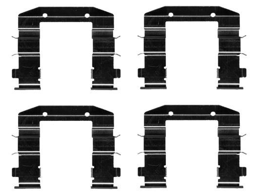 HELLA PAGID 8DZ 355 206-371 Accessory Kit, disc brake pad