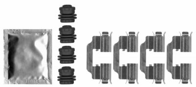 Accessory Kit, disc brake pad HELLA PAGID 8DZ 355 206-381