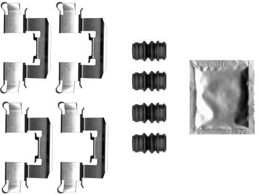 HELLA PAGID 8DZ 355 206-411 Accessory Kit, disc brake pad