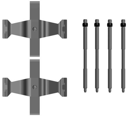 HELLA PAGID 8DZ 355 206-441 Accessory Kit, disc brake pad