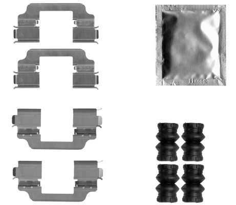 HELLA PAGID 8DZ 355 206-621 Accessory Kit, disc brake pad