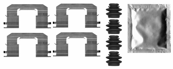 HELLA PAGID 8DZ 355 206-701 Accessory Kit, disc brake pad