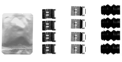 Accessory Kit, disc brake pad HELLA PAGID 8DZ 355 206-711