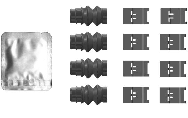 HELLA PAGID 8DZ 355 206-751 Accessory Kit, disc brake pad