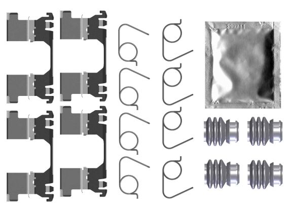 HELLA PAGID 8DZ 355 206-791 Accessory Kit, disc brake pad