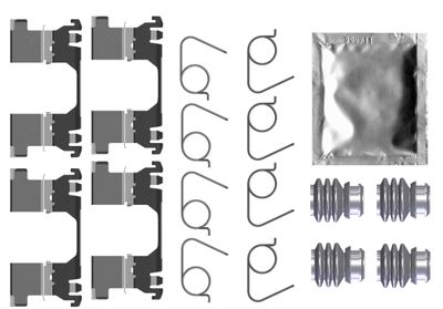Accessory Kit, disc brake pad HELLA PAGID 8DZ 355 206-791