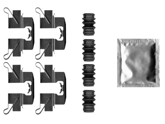 HELLA PAGID 8DZ 355 206-921 Accessory Kit, disc brake pad