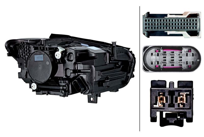 HELLA 1EX 015 558-311 Headlight